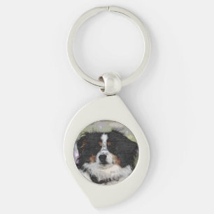 Australian shepherd, Dog, Nature Key Ring