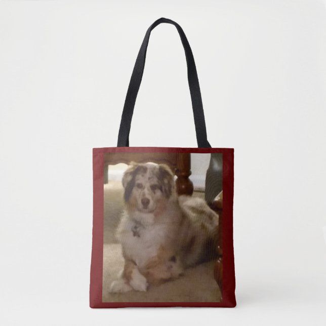 AUSTRALIAN SHEPHERD Dog Pet Breed Shoulder Tote Bag (Front)