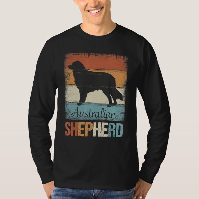 Australian Shepherd Dog Shepherd Aussie T-Shirt (Front)