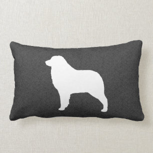 Australian Shepherd Dog Silhouette Lumbar Cushion