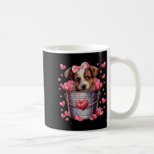 Australian Shepherd Dog Valentines Puppy Love Hear Coffee Mug