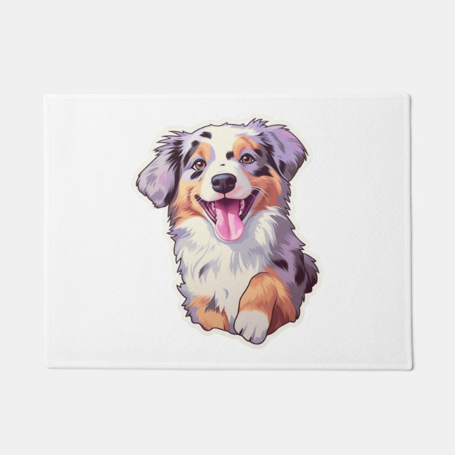 Australian Shepherd    Doormat (Front)