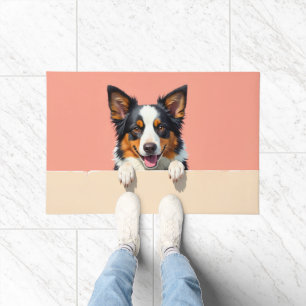 Australian Shepherd Doormat Art