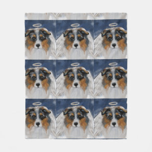 Australian Shepherd Fleece Blanket