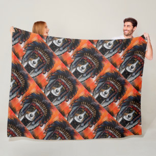 AUSTRALIAN SHEPHERD FLEECE BLANKET