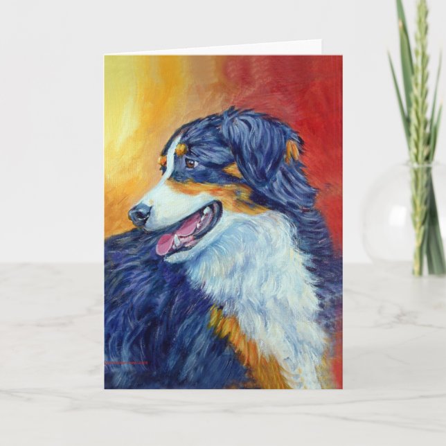 Australian Shepherd Greeting Cards (Front)