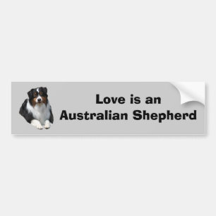 Australian Shepherd Guardian Bumper Sticker