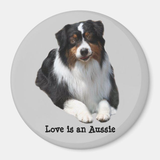 Australian Shepherd Guardian Magnet (Front)