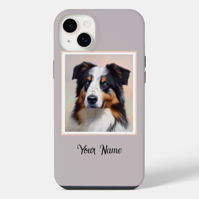 Australian Shepherd Head -  iPhone Case (Back)