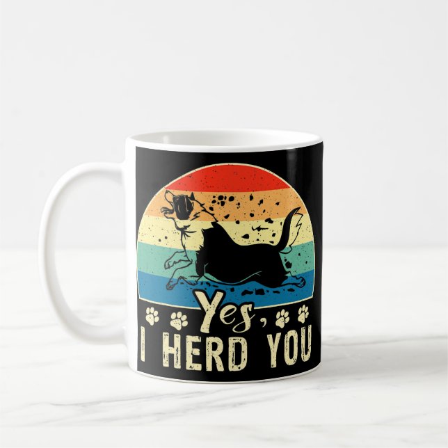 Australian Shepherd Herding Dog Aussie Mom Yes I Coffee Mug (Left)