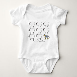 Australian Shepherd Herding Sheep Baby Creeper