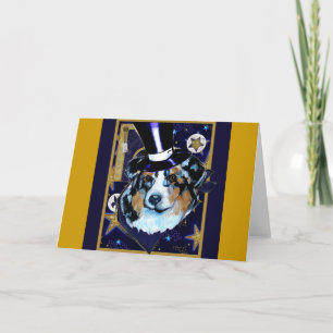 AUSTRALIAN SHEPHERD HOLIDAY CARD