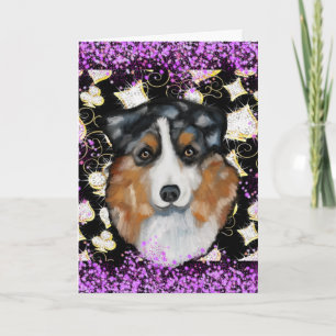 AUSTRALIAN SHEPHERD HOLIDAY CARD