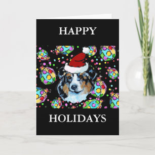 AUSTRALIAN SHEPHERD HOLIDAY CARD
