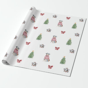 Australian Shepherd Holiday Wrapping Paper