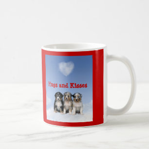 Australian Shepherd Hugs and Kisses Mug