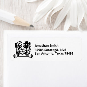 AUSTRALIAN SHEPHERD   Image on Return Address Label
