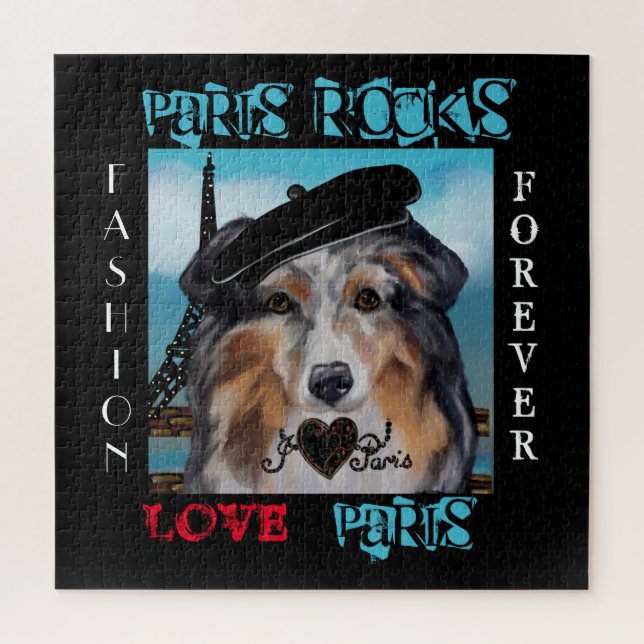 AUSTRALIAN SHEPHERD    JIGSAW PUZZLE (Vertical)