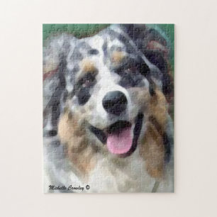 australian shepherd jigsaw puzzle