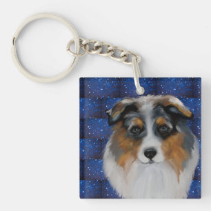 Australian Shepherd  Key Ring