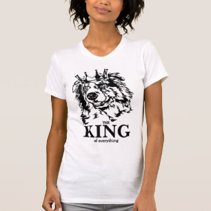 Australian Shepherd King of Everything dog dad T-Shirt