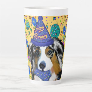 AUSTRALIAN SHEPHERD LATTE MUG