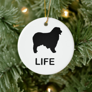 australian shepherd life ceramic ornament