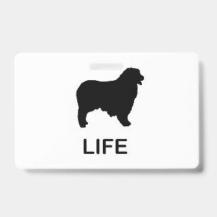 australian shepherd life ID badge