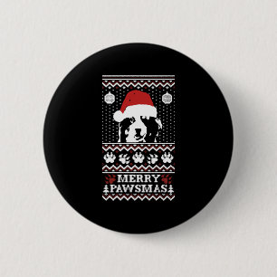 Australian Shepherd Lovers Christmas Shirt 6 Cm Round Badge