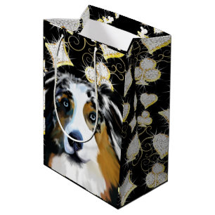 Australian Shepherd Medium Gift Bag