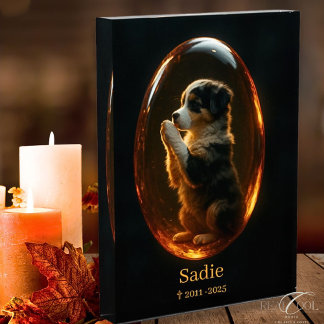 Australian Shepherd Memorial Photo Block