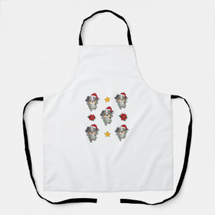 Australian Shepherd Merry Christmas Winter Dogs Ch Apron