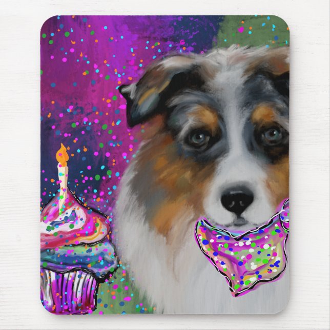 Australian Shepherd Mouse Pad (Front)