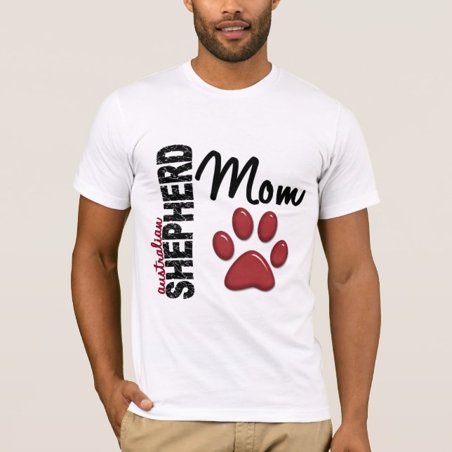 Australian Shepherd Mum 2 T-Shirt (Front)