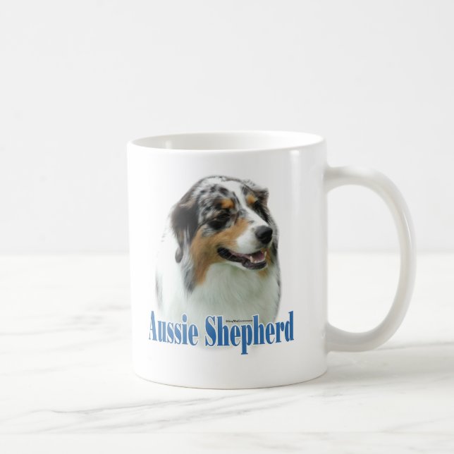 Australian Shepherd Name Coffee Mug (Right)