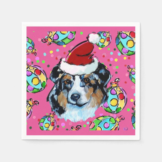 AUSTRALIAN SHEPHERD NAPKIN (Front)
