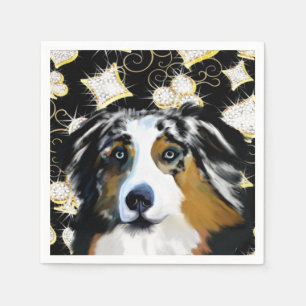 Australian Shepherd Napkin