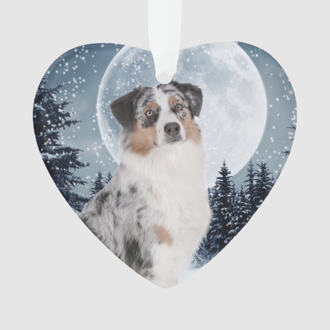 Australian Shepherd Ornament (Front)