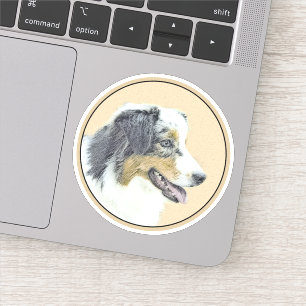 Australian Shepherd Painting - Original Dog Art