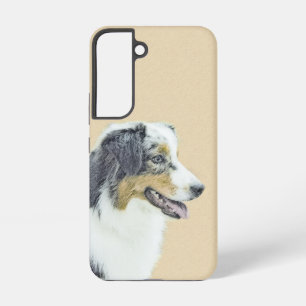 Australian Shepherd Painting - Original Dog Art Samsung Galaxy Case