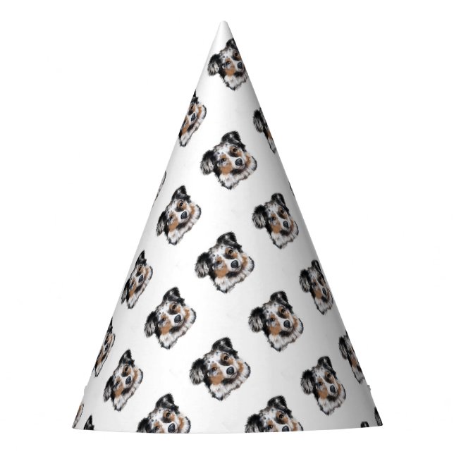 Australian Shepherd Party Hat (Front)