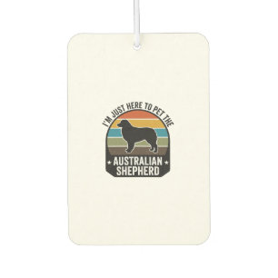 Australian Shepherd Pet Lover Vintage Dog Shirt De Car Air Freshener