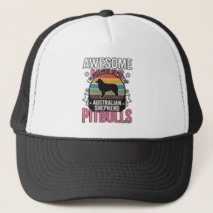Australian Shepherd Pet Lover Vintage Dog Shirt De Trucker Hat