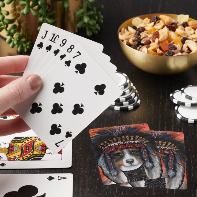 AUSTRALIAN SHEPHERD    PLAYING CARDS (In Situ)