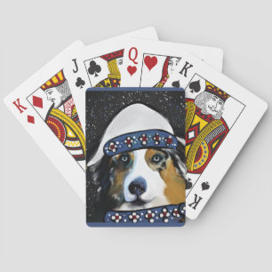 Australian Shepherd Playing Cards