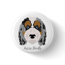 Australian Shepherd Poodle mix Badge