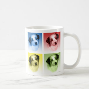Australian Shepherd Pop Art Coffee Mug