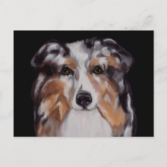 AUSTRALIAN SHEPHERD     POSTCARD (Front)