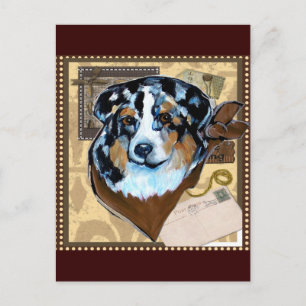 AUSTRALIAN SHEPHERD POSTCARD