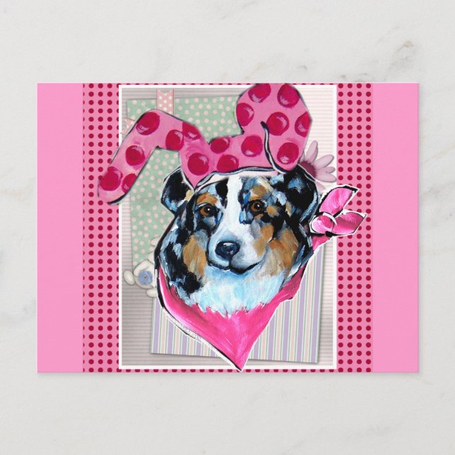 AUSTRALIAN SHEPHERD POSTCARD (Front)